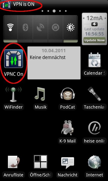 VPNC Widget - Preview 4