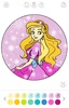 Princess Coloring Book Glitter screenshot 3