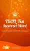 TOEFL Incorrect Word screenshot 1