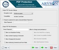 Aryson PDF Protection screenshot 2
