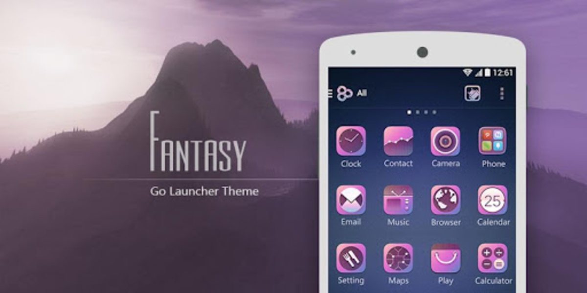 Fantacy GOLauncher EX Theme - Preview 1