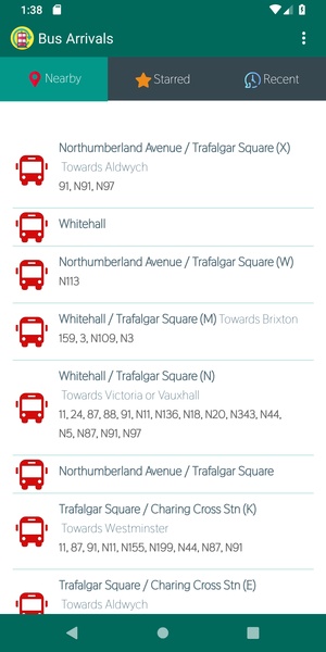London Bus Arrival Times (nearby) - Preview 5