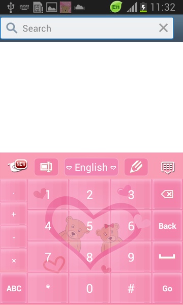 Pink Love Keyboard Free - Preview 3