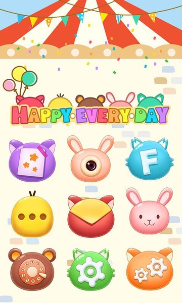 Happytime GOLauncher EX Theme - Preview 4