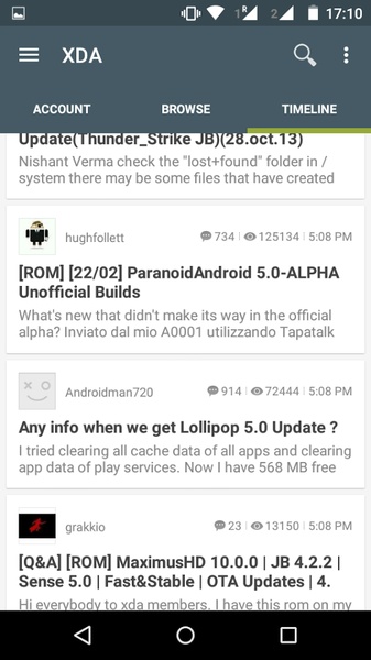 xda Forums - Preview 1