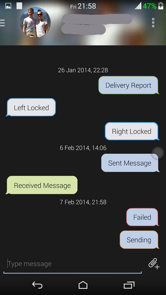 Dark iOS Green Blue - Preview 1