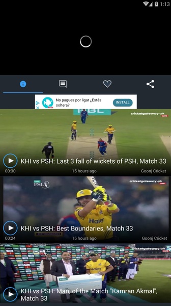 Goonj tv best sale live match