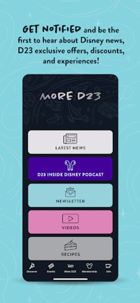 D23 The Official Disney Fan Club App - Preview 12