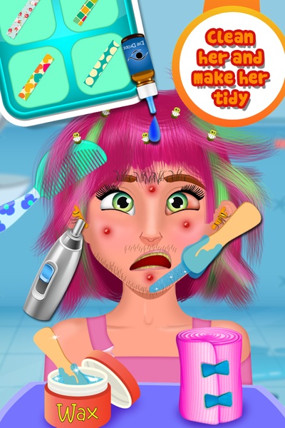 Hairy Salon - Face Makeover - Preview 8