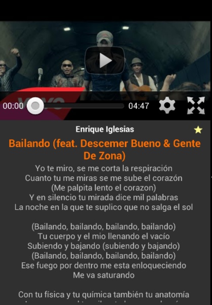 Letras de Canciones - Preview 2
