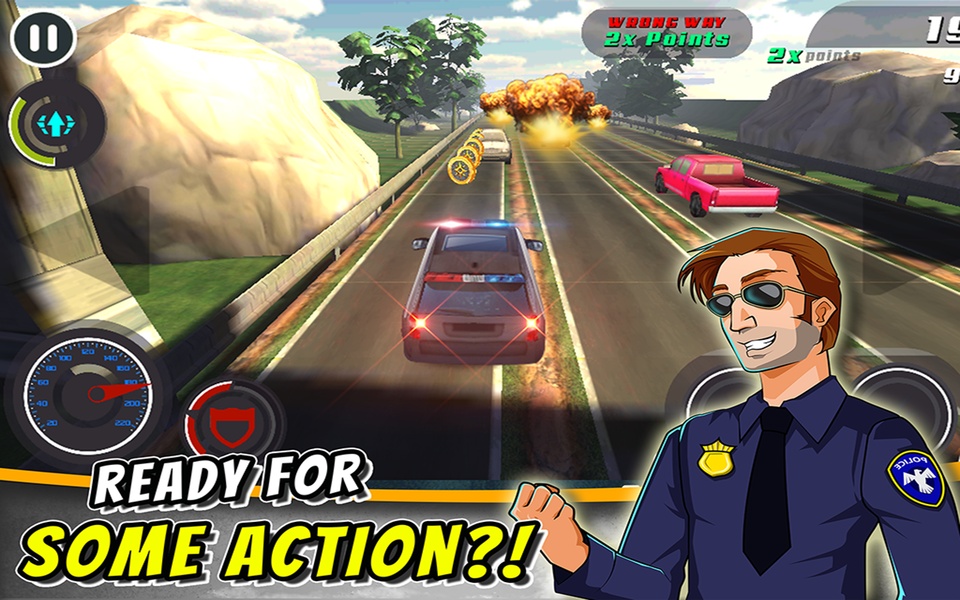 uiser Car Chase- The Wild 3D Cop Cruiser Car Chase - Preview 3