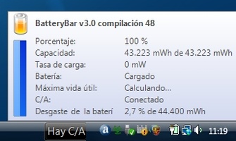 BatteryBar Para Windows - Descárgalo Gratis En Uptodown