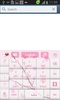 Pink Flowers GO Keyboard screenshot 2
