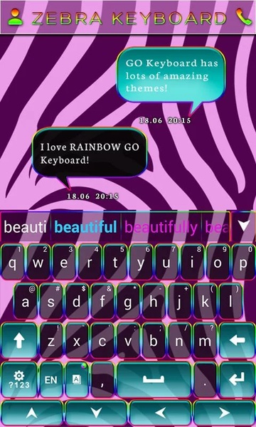 Zebra Keyboard - Preview 2