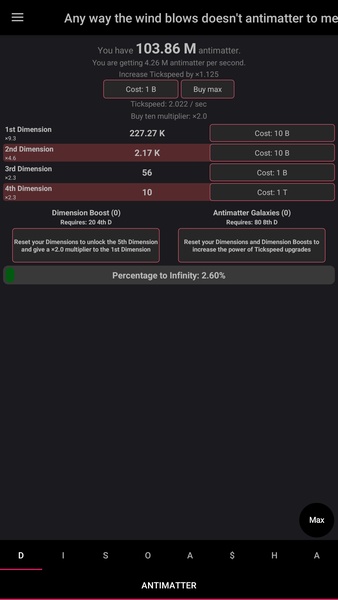 Antimatter Dimensions - Preview 2