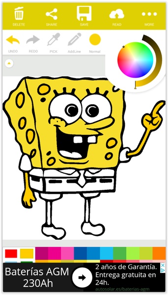 Coloring SpongeBob Games - Preview 4