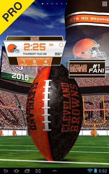 NFL 2015 3D Live Wallpaper 