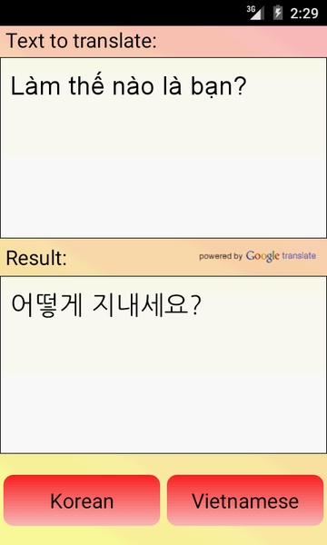 Vietnamese Korean Translator - Preview 4