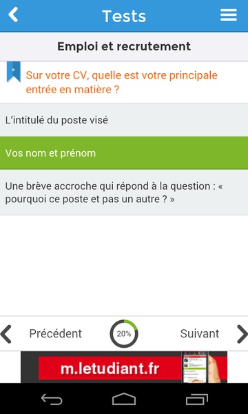 Jobs Etudiants - Preview 3