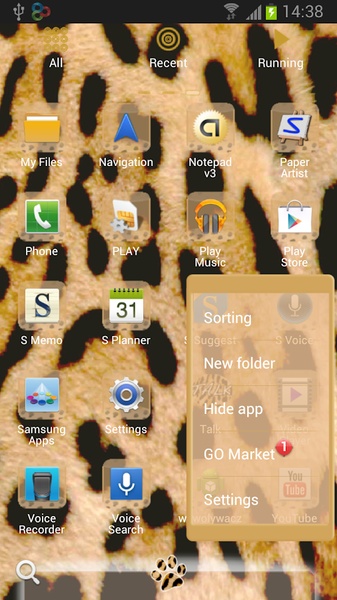 Leopard Theme for GO Launcher - Preview 1