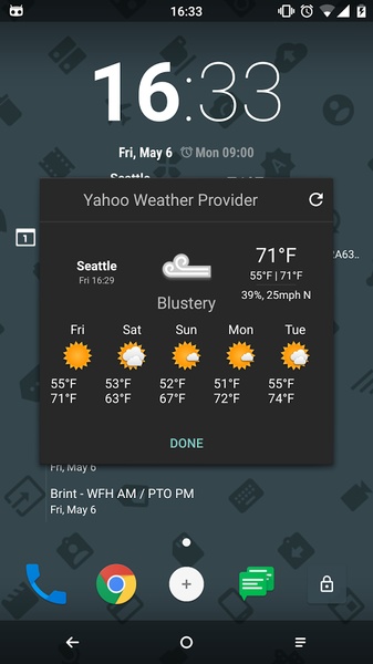 Yahoo Weather Provider - Preview 2