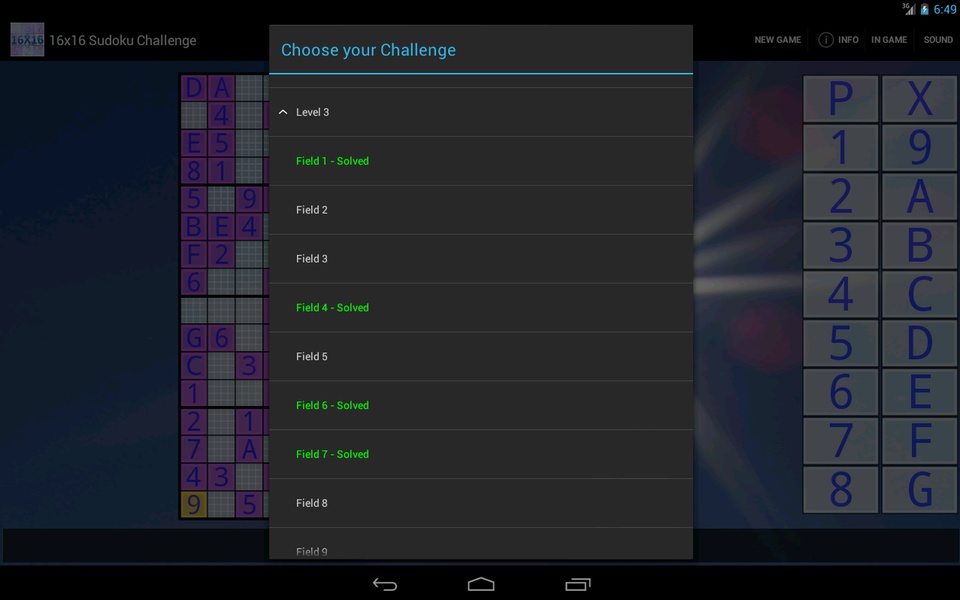 16x16 Sudoku Challenge - Preview 1