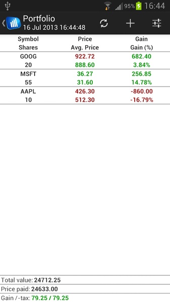 Stock Quotes - Preview 6