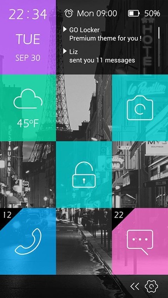 GO Locker Gridy Theme - Preview 4
