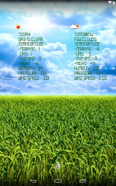 Real weather wallpaper - Preview 4