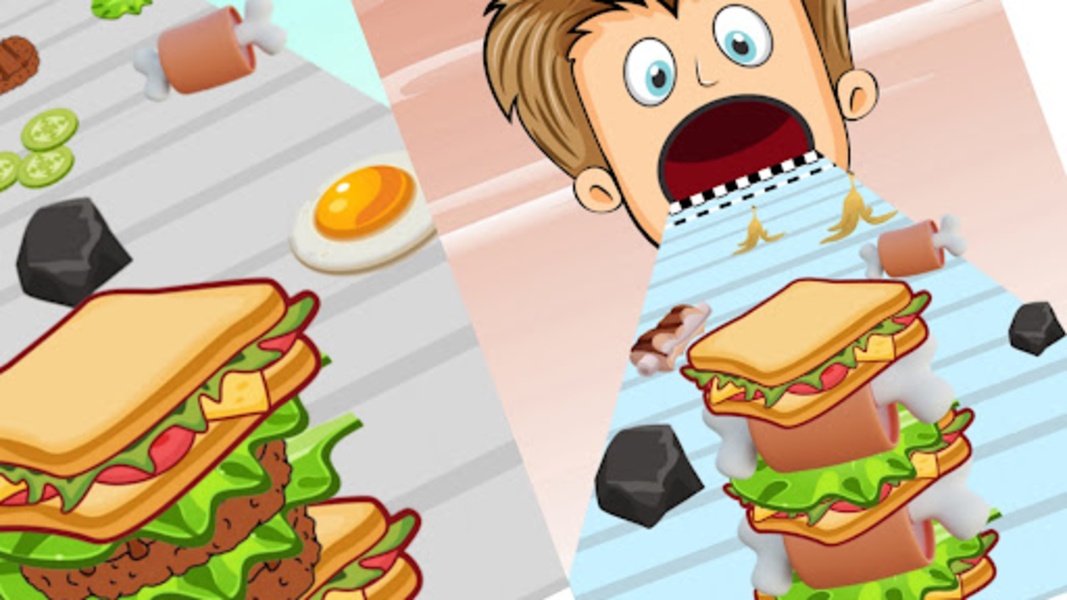 Sandwich Running 3D Games - Preview 1