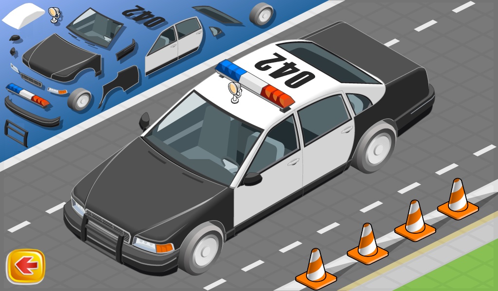Police Car & Fire Truck Builder - Preview 3