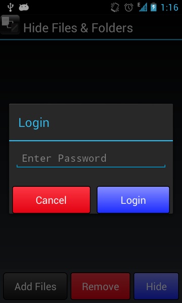 Hide Files & Folders - Preview 2