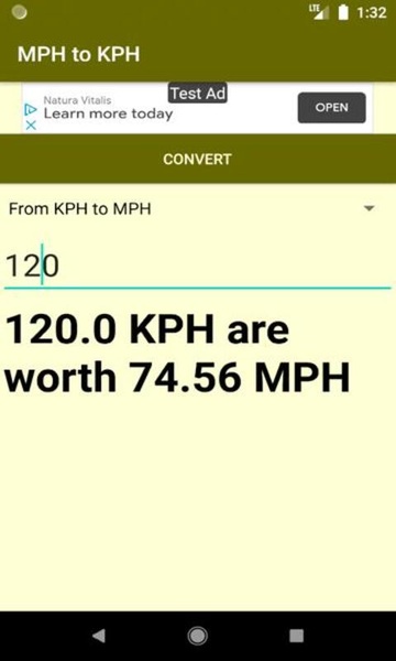 Converter MPH to KPH - Preview 2