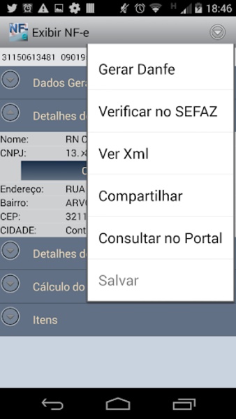 NFe Visualizador - Preview 2