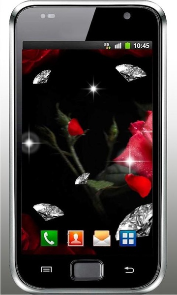 Diamond n Roses live wallpaper - Preview 2