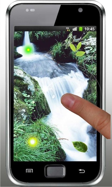 Waterfall Gold live wallpaper - Preview 1