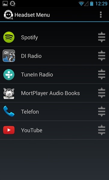Headset Menu - Preview 2