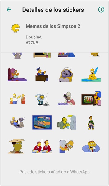 Stickers de los Simpsons - Preview 1