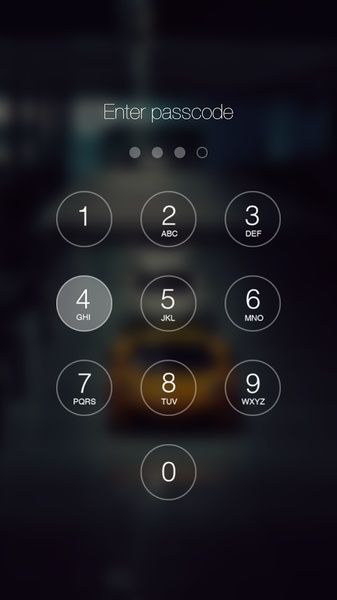 Passcode Keypad Lockscreen - Preview 2