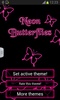 Neon Butterflies Keyboard screenshot 6