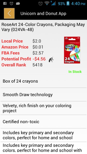 Unicorn and Donut App - Preview 2
