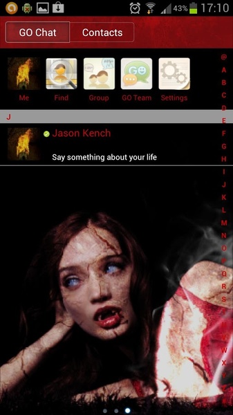 GOSMS Pro Atreyu Theme - Preview 4
