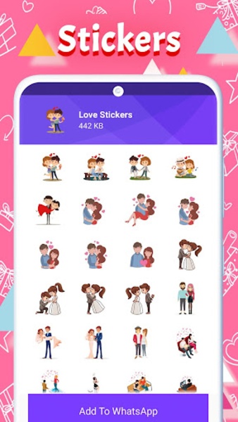 WAStickerApps Love Emoji GIF Stickers - Preview 2