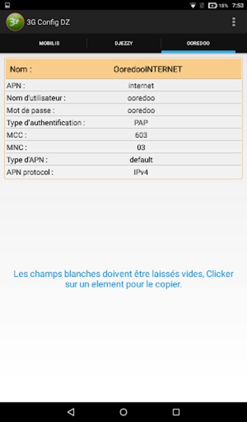 3G Config DZ - Preview 1