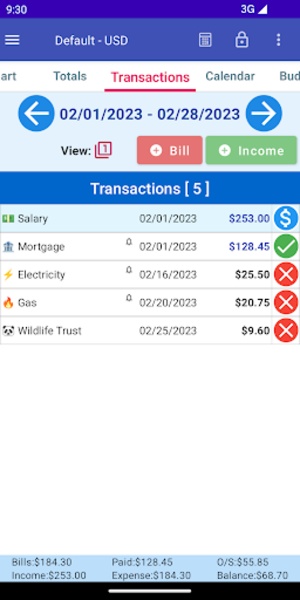 MoBill Budget - Preview 23