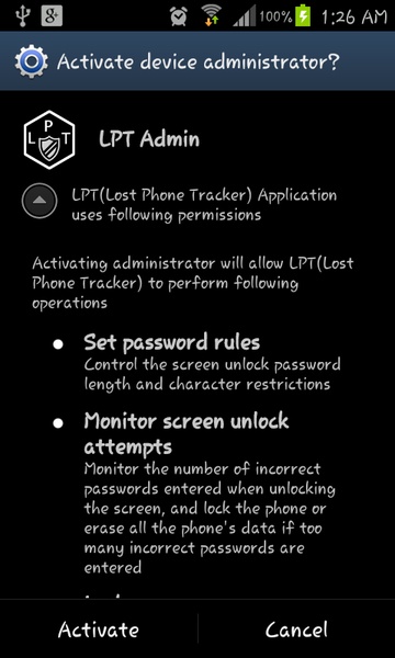 LPT(Lost Phone Tracker) - Preview 3
