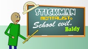 Stickman mentalist. Baldy. School evil. screenshot 4