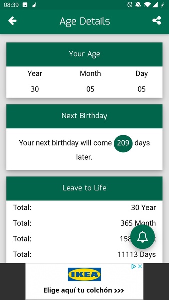 Age Calculator: Calculate Your Chronological Age - Preview 3