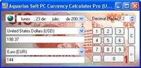 Aquarius Soft PC Currency Calculator screenshot 4