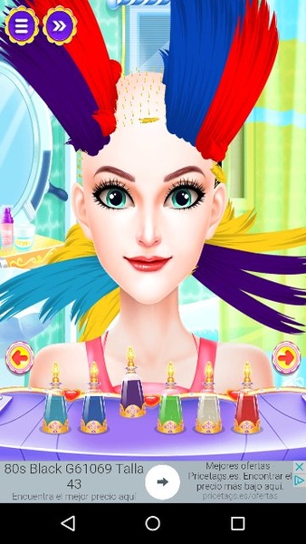 Rainbow Girl Hair Do Design - Preview 8